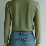 Hanna - Bluza s čipkastim cvjetnim uzorkom