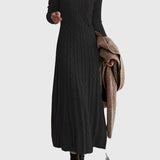 Vanessa - Elegantna Pletena Maxi Haljina