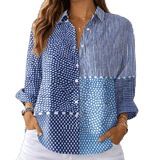 Fiora | Bluza Patchwork Ocean