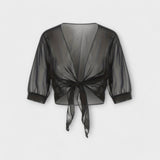Olivia - Bluza s otvorenim prednjim panelom