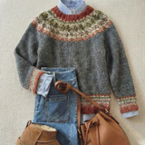 Eleanor | Nasljedni Nordic Pleteni Pulover