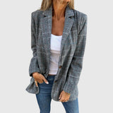Brenda - Elegantni Karirani Blazer