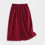 Midi suknja vintage stilu