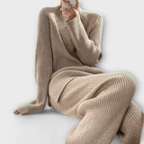 Albertina – 2-dijelni Cosy set od rebrastog pletenog materijala