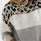 Shayana - Pulover s uzorkom leoparda