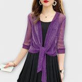 Olivia - Bluza s otvorenim prednjim panelom