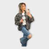 Krisztina - Elegantan pulover u sivoj boji