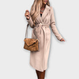 Eliza - Stylish dugi kaput s remenom