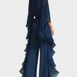 Aurora - Elegantan Chiffon Set s Ružama