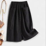 Midi suknja vintage stilu