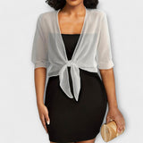 Olivia - Bluza s otvorenim prednjim panelom