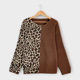 Marina - Pulover s leopardskim uzorkom