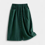 Midi suknja vintage stilu