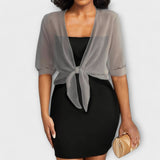 Olivia - Bluza s otvorenim prednjim panelom