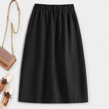 Midi suknja vintage stilu