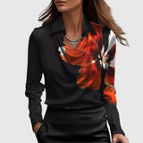 Adela – Elegantna bluza s efektom svile