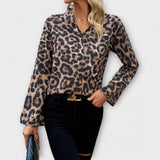 Leopard uzorak ležerna bluza
