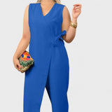 Milena - Elegantan overall s V-izrezom