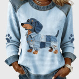 Nuria - Očaravajući dachshund patchwork traper